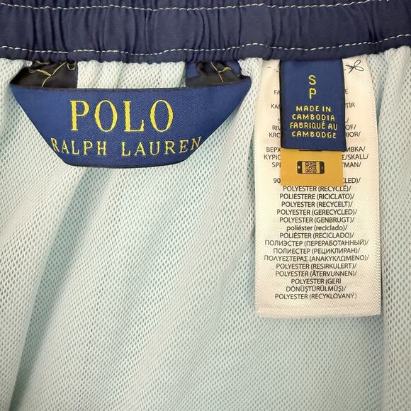 Polo Ralph Lauren Men’s Core Replen Swim Trunks Blue Size S NWT $85 - Picture 2 of 13
